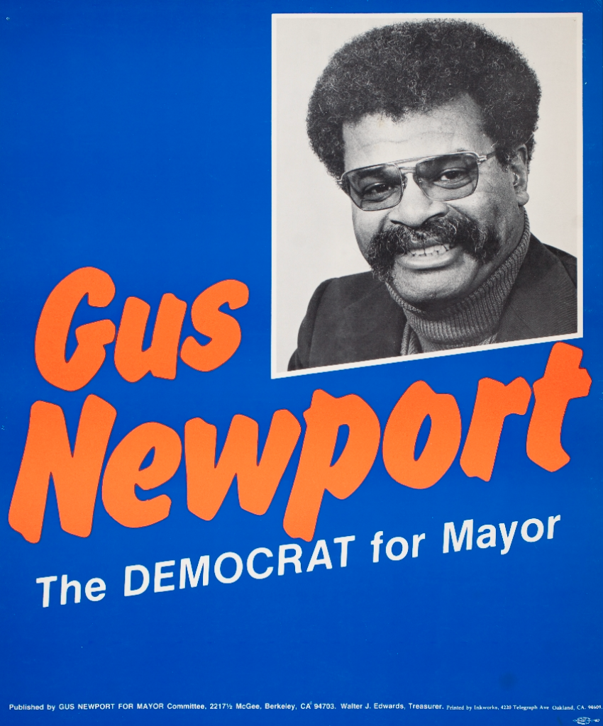 Campaign flyer for Gus Newport